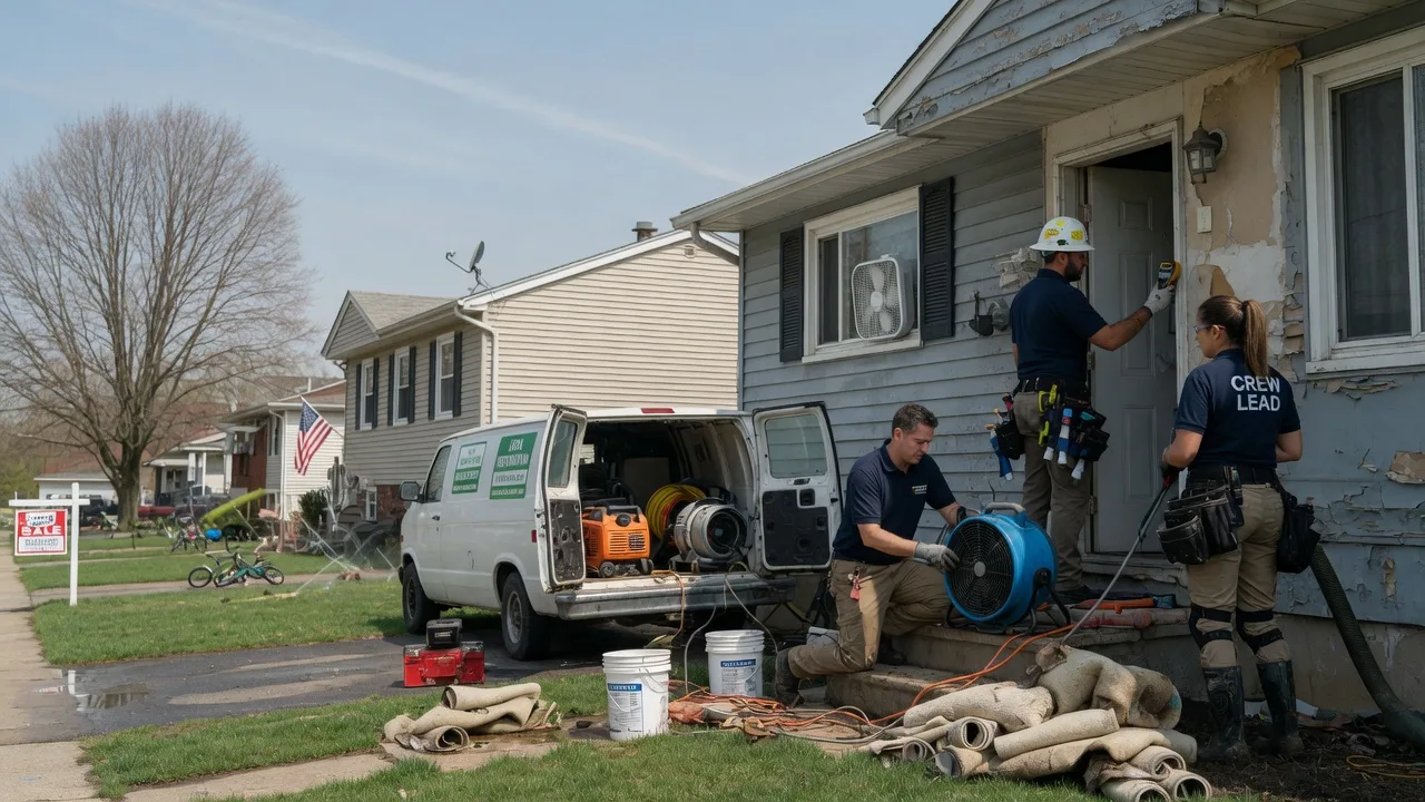 Flood Cleanup in Wye Mills, MD near me